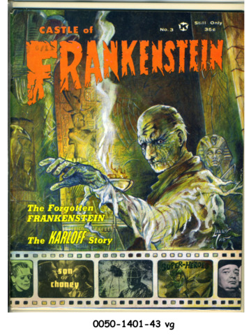 Castle of Frankenstein #03 © 1963 Gothic Castle